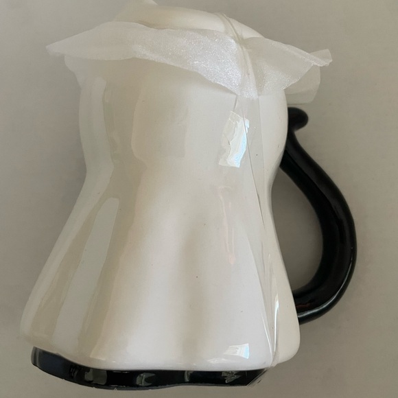 Halloween ghost skull 💀 cat tea cup or coffee mug with ceramic lid - Picture 3 of 5